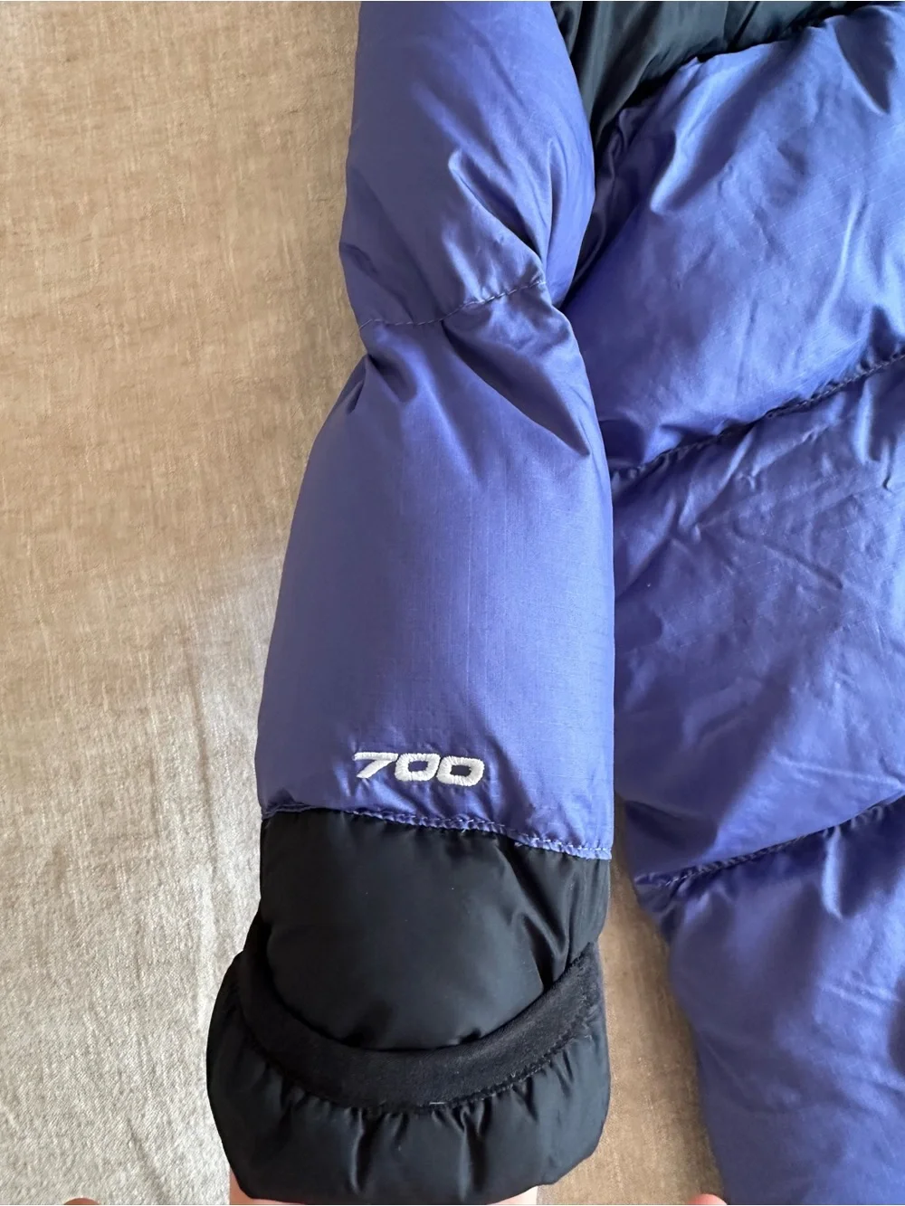 The North Face Baby Nuptse One-Piece Bunting Suit 12-18 M Cave Blue